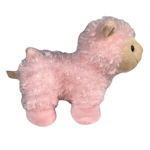 Dan Dee Collector’s Choice Lamb Sheep Pink Stuffed Animal Plush EUC Toy